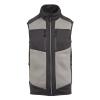 E-Volve unisex knit-effect stretch bodywarmer Mineral Grey/Ash