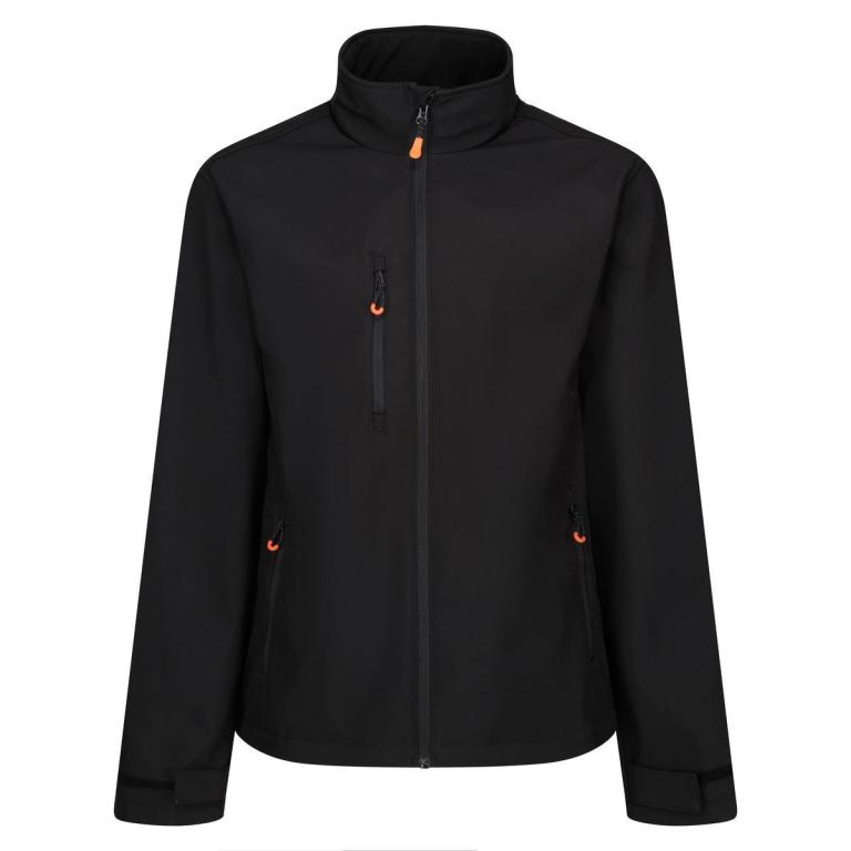 Thermogen Powercell 5000 heated softshell jacket Black/Magma