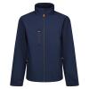 Thermogen Powercell 5000 heated softshell jacket Navy/Magma