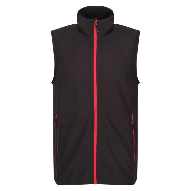 Navigate fleece bodywarmer Black/Classic Red