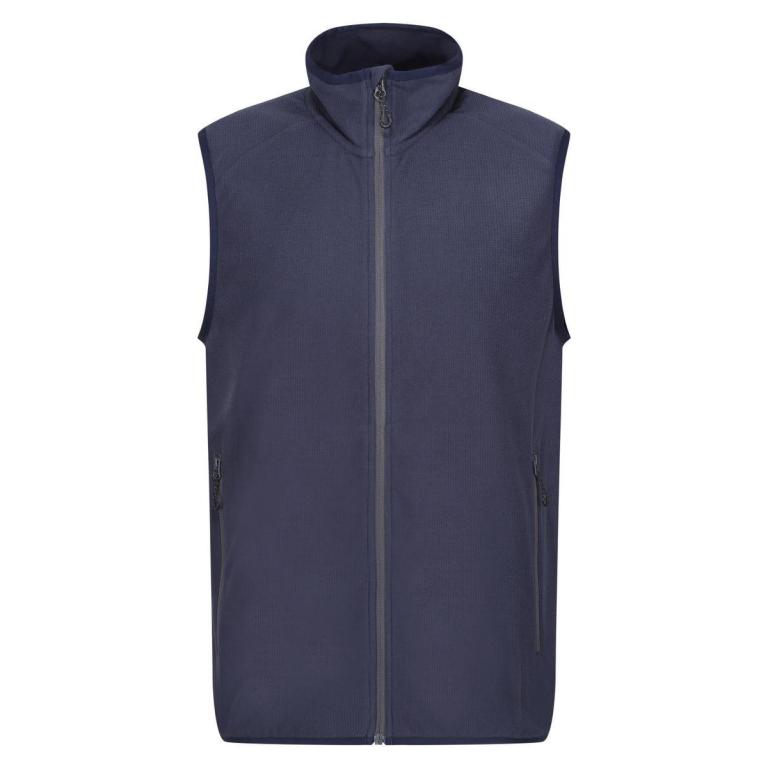 Navigate fleece bodywarmer Navy/Seal Grey