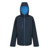 Navigate 2-layer hooded softshell jacket - navy-french-blue - s