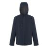 Navigate 2-layer hooded softshell jacket Navy/Seal