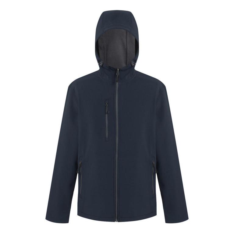 Navigate 2-layer hooded softshell jacket Navy/Seal