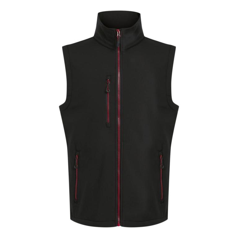 Navigate 2-layer softshell bodywarmer Black/Classic Red