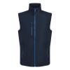 Navigate 2-layer softshell bodywarmer - navy-french-blue - s