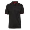 Navigate short sleeve polo Black/Classic Red