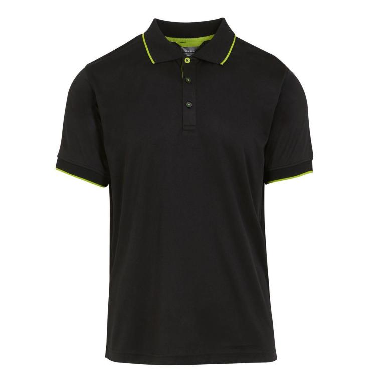 Navigate short sleeve polo Black/Lime