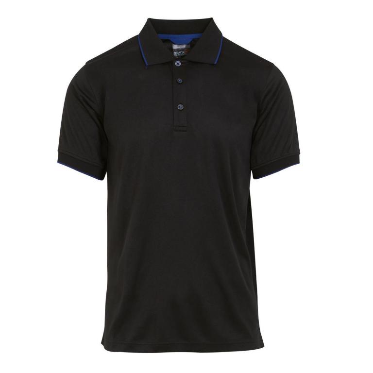 Navigate short sleeve polo Black/New Royal