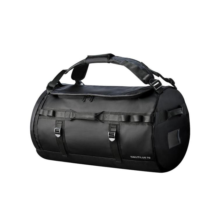 Nautilus waterproof 70 litre duffle Black