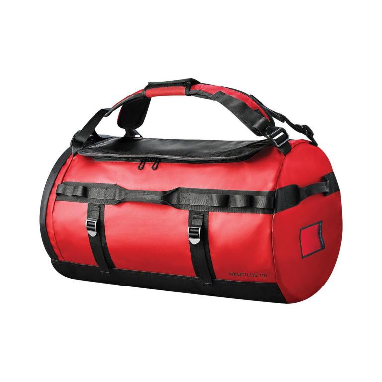 Nautilus waterproof 110 litre duffle Bold Red