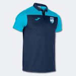 Walton & Hersham United FC Joma Poly Polo Shirt  (TURQ/NAVY) (Senior Only) - s - senior