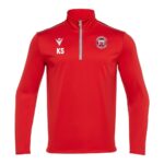 HVFC Macron 1/4 Zip Top (RED) - junior - 4xs